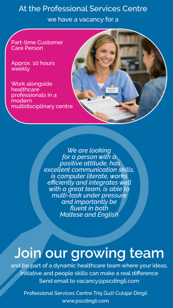 Receptionist Vacancy June 2026 FB 576x1024